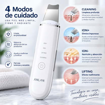 Paleta Ultrasónica ANLAN - Skin Care